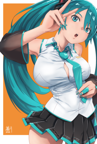 「フォロワーを増やしたかったらおっぱい大きい初音ミクを描きなさい」を確かめるよ! 