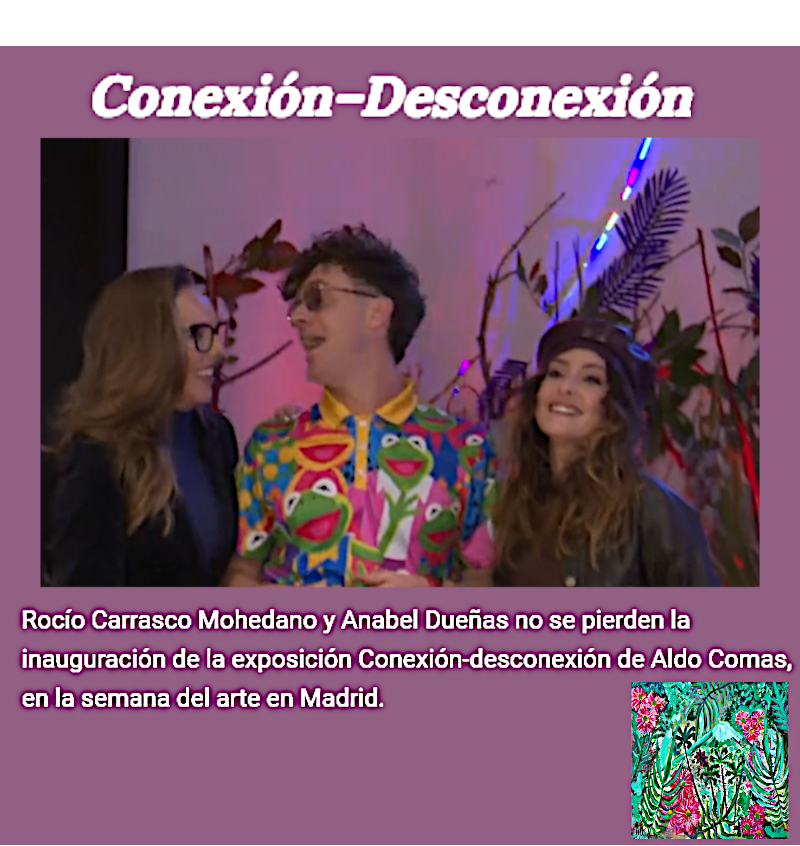 Rocío Carrasco Mohedano y Anabel Dueñas no se pierden la inauguración de la exposición Conexión-desconexión de 🧑‍🎨🖌️Aldo Comas. Fundación Pons C/Serrano, 138 Madrid. 
🗓️🎨7 de Marzo hasta el 13 de marzo 2026. 🖌️
#RocíoCarrasco #MareaFucsia #APOYOROCIO7M