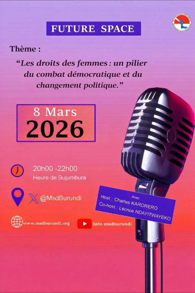 Parti MSD Burundi tweet media