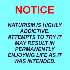 It is NMM ("Naked Meme Monday") on NNN ("Naked, Nudists, and Naturists):                

Addictions are often considered to be bad .... BUT NOT THIS ONE! (Copyright: naturistplace.com)