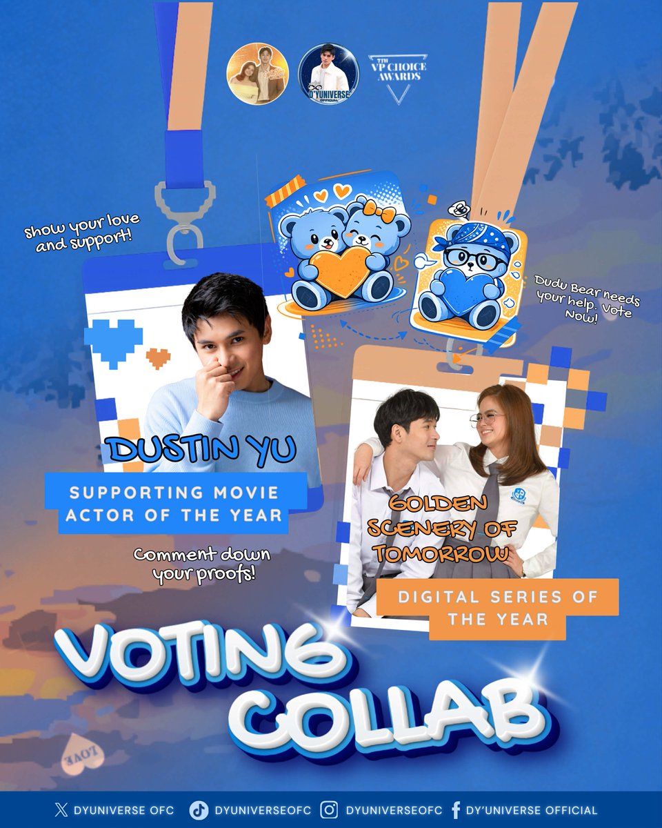🤝 𝑾𝑰𝑳𝑩𝑬𝑨 × 𝑺𝑻𝑨𝑹𝑫𝑼𝑺𝑻𝑺 𝑪𝑶𝑳𝑳𝑨𝑩 𝑹𝑬𝑴𝑰𝑵𝑫𝑬𝑹  🤝

With less than a week left before voting closes at the 7th VP Choice Awards, our collab with <a href="/wilbea_vt/">WILBEA VOTING TEAM</a> continues into the final stretch.

✨ Vote for 𝙂𝙤𝙡𝙙𝙚𝙣 𝙎𝙘𝙚𝙣𝙚𝙧𝙮 𝙤𝙛 𝙏𝙤𝙢𝙤𝙧𝙧𝙤𝙬  as