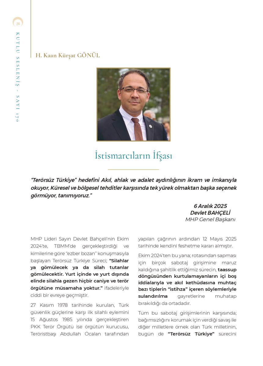 kutlu_seslenis's tweet photo. Kutlu Sesleniş Dergisi 170. sayı...

@hkkursatgonul: İstismarcıların İfşası https://t.co/DJVOQwfeTS