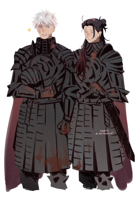 goge as knights idk just wanna see them in armors #五夏
