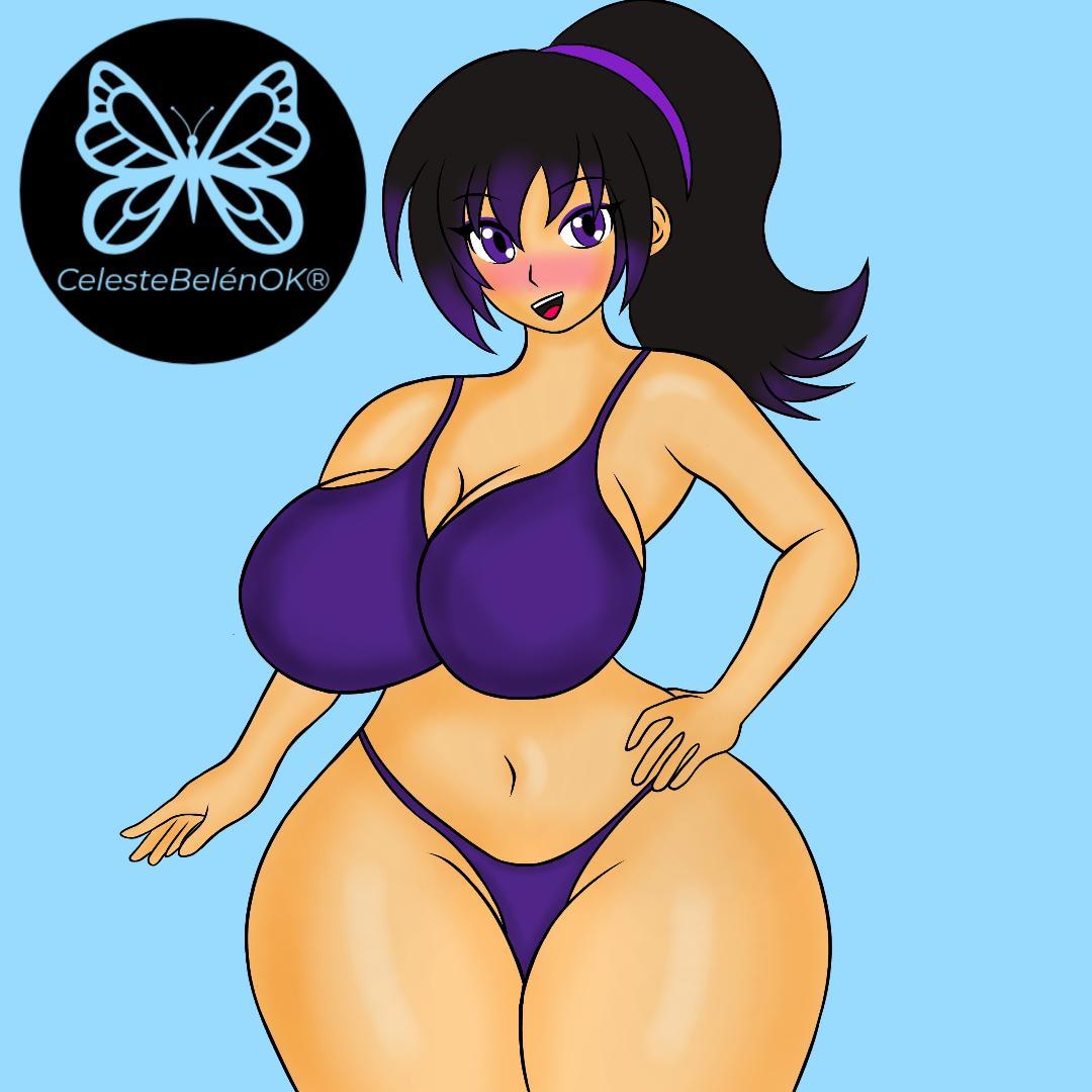 Bueno, quiero dibujar a Kaily con las libertades creativas de quienes la dibujaron y en primer lugar tenemos como la dibujo <a href="/Celeste_BelenOK/">🩵 𝓒𝓮𝓵𝓮𝓼𝓽𝓮 𝓑𝓮𝓵𝓮𝓷 🩵 NSFW 🔞</a> con mechones morados, ojos y unas sombras moradas, muy preciosa la verdad como le quedo 😊