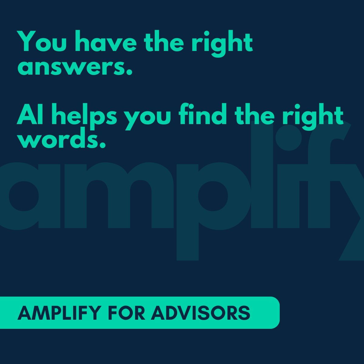 SamGFarrington's tweet photo. The best advisors I know don't have a knowledge problem. They have a communication problem.

They know what to recommend. They struggle with how to explain it in a way that clicks instantly.

That's where AI shines. Not replacing your expertise. Translating it. https://t.co/HGZTQW3Irw