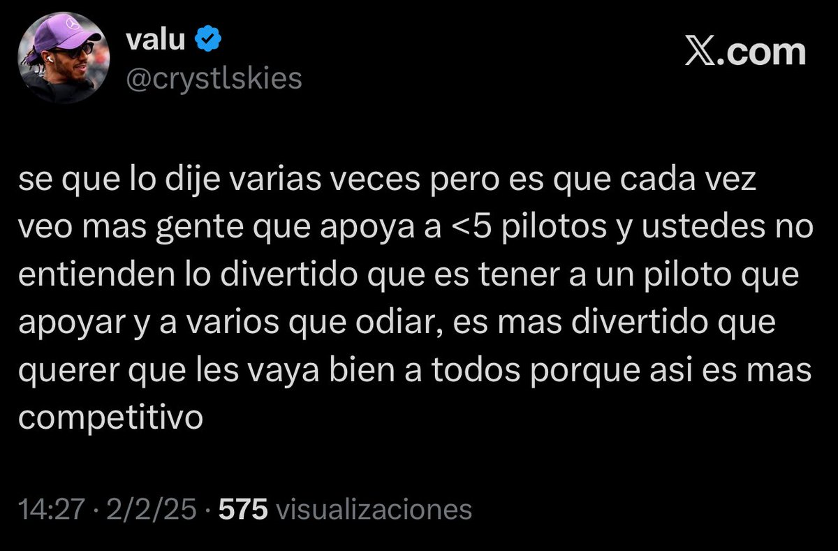 crystlskies's tweet photo. LO VENGO DICIENDO HACE UN MONTON. ODIEN A LOS PILOTOS, ES MAS DIVERTIDO https://t.co/h8vy4P7Fpz