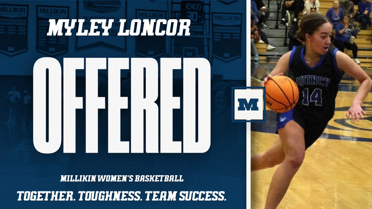 myleylongcor15's tweet photo. After a great visit, I am blessed to receive an offer @MillikinWBB 
Thank you @CoachHammer_WBB 
@mliebl20 https://t.co/iyOrzVS1wY