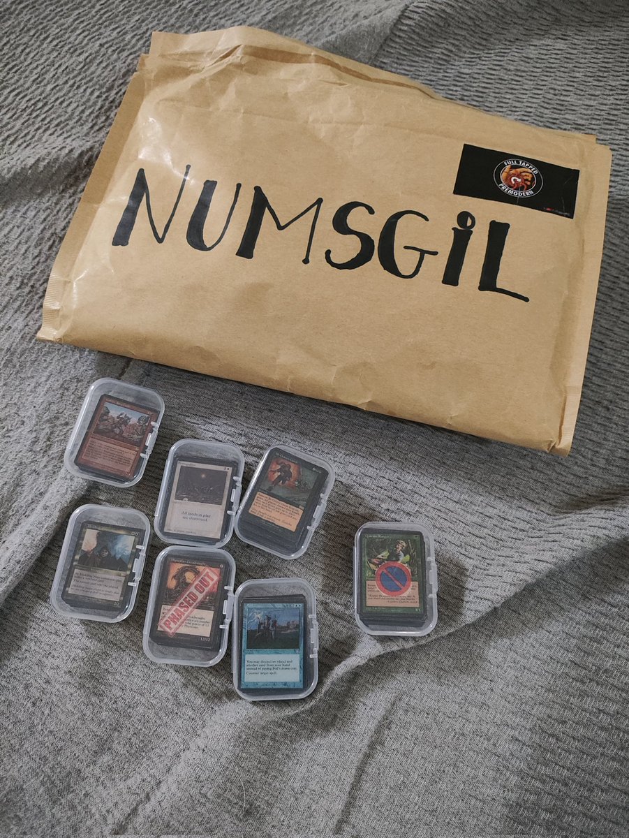 Regalazo el que me ha hecho <a href="/Shathinarejos/">ShatDrumsMTG</a> hoy!!!
Los vídeos suben de nivel!!!
Gracias amigo 🫂
#mtg #YouTube #premodernMtg