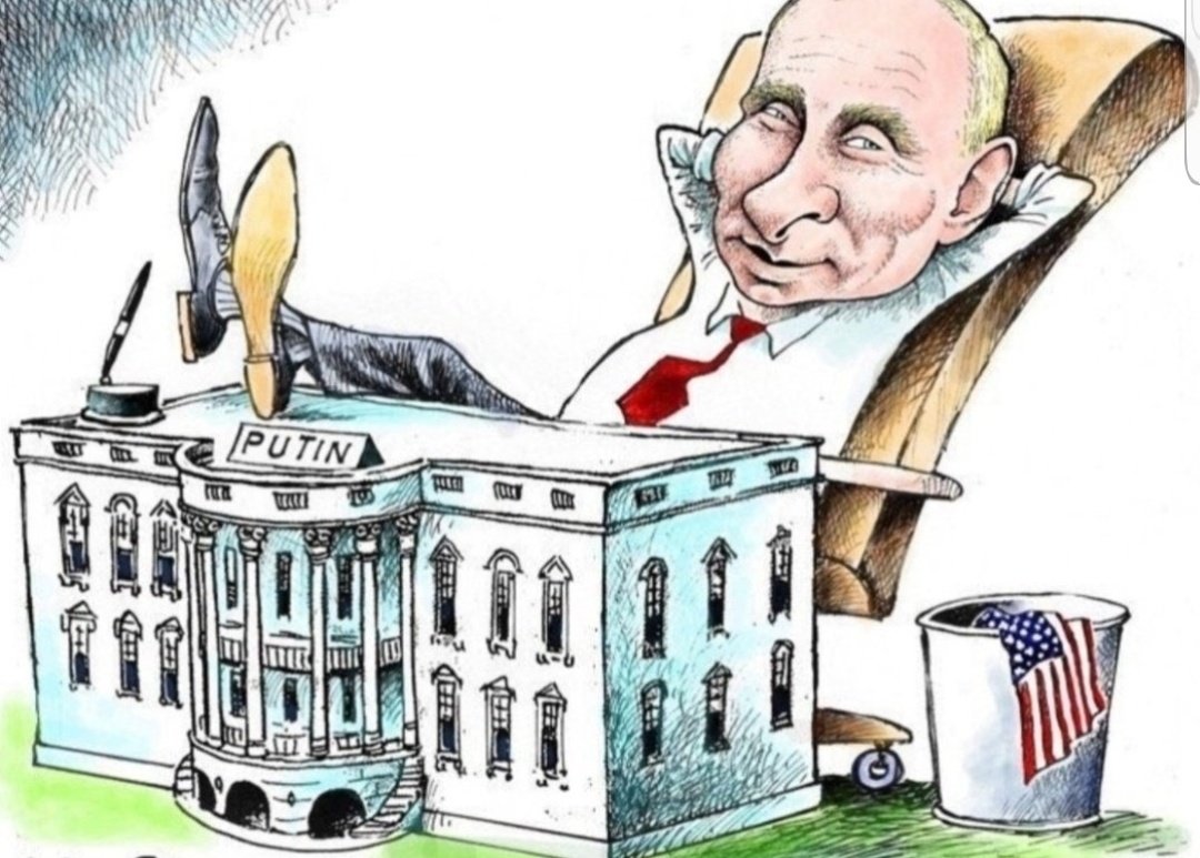 universenus's tweet photo. @Shiftagirl @DougWahl1 Yes Correct, Putin doesn't give two Fs about #Trump or #America According to #Trump and his mouth pieces, the likes of #TuckerCarlson #SeanHannity and many  others at #fakefoxnews, #Russia was viewed as an ally. https://t.co/3tSJxPpTNU