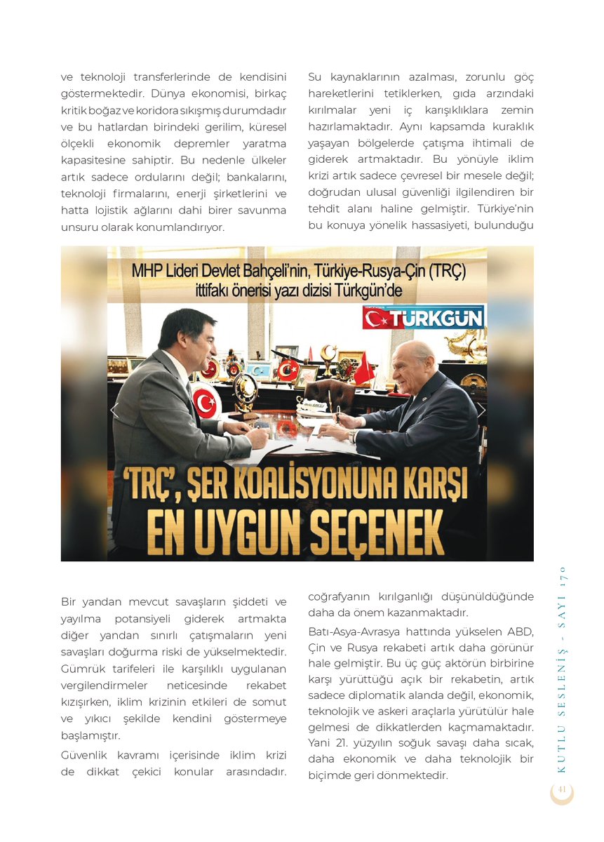 kutlu_seslenis's tweet photo. Kutlu Sesleniş Dergisi 170. sayı...

@Ufukakay60: Küresel Savaş Mimarisi ve Türkiye’nin Güvenlik Yaklaşımı https://t.co/8do3yoTe7s