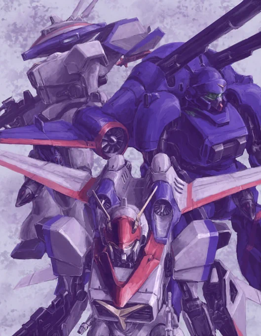 #3月になったから3人並んだ画像を貼ろうぜ 大学のころ描いた絵だけど今でもお気に入りの一枚
