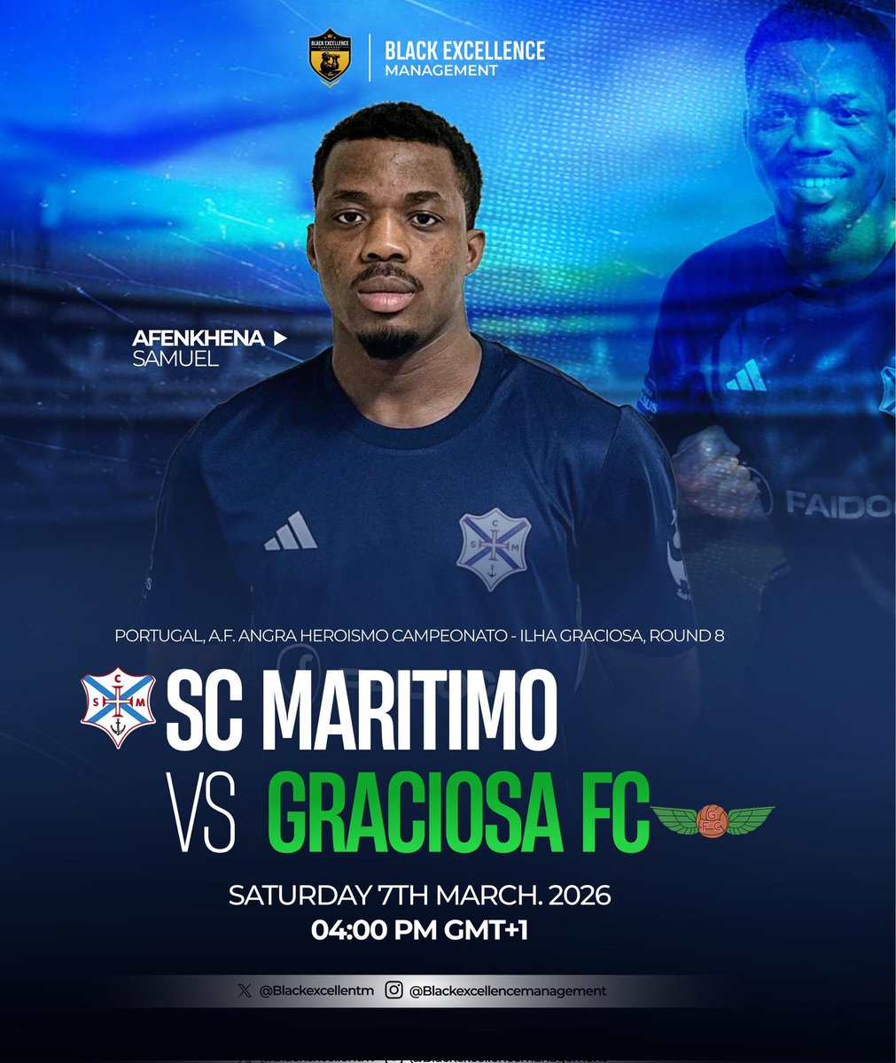 blackexcellentm's tweet photo. Samuel announced his arrival with a clinical finish last week in his debut. Back in front of the home fans today, he is set to be the spark that carries his team to victory.

#Footballmanagement #BEM
#Samuel #Leftwinger #SCMaritimo #AfricanTalent🇳🇬 https://t.co/9AtI2JvcjA