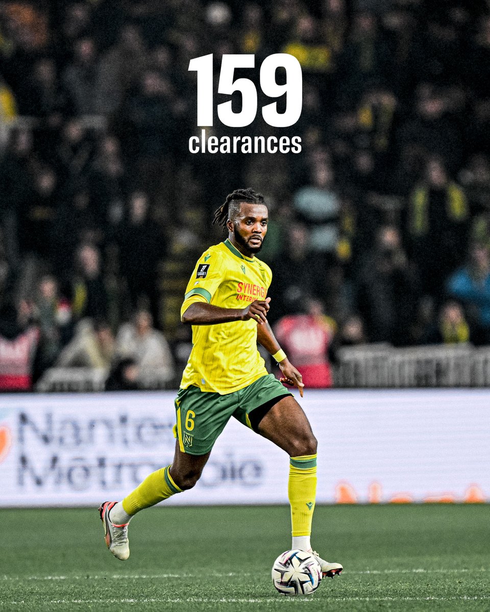 Ligue1_ENG's tweet photo. No one has more clearances this season than Chidozie Awaziem 🛡️🇳🇬 https://t.co/UPMMXk9tG7