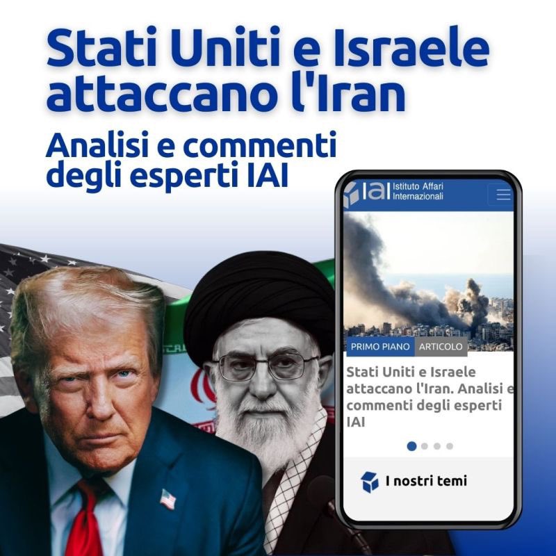 IAIonline's tweet photo. "L'Iran continuerà a colpire con tutto quello che ha a disposizione le basi nei Paesi della regione, compresa Cipro. Gli Stati Uniti hanno corso un grande rischio con questa offensiva."
🗣️ @Alessandro__Ma, Radio 24➡️ https://t.co/b9WKmekeHT

"Alla richiesta di aiuto da parte di Cipro hanno risposto alcuni singoli Stati membri. In mancanza di una politica estera comune, le istituzioni Ue possono fare ben poco."
🗣️ @NicolePirozzi, @Radio1Rai Caffè Europa➡️ https://t.co/gWSiXcZRhy

"Il progetto nucleare iraniano non è mai stato soltanto, né principalmente, un strumento di deterrenza, bensì un progetto di sicurezza, riconoscimento, autonomia e dignità nazionale."
🗣️ @LudovicaCastel5, @HuffPostItalia ➡️ https://t.co/N4lzk5OyLT

"Solo pochi paesi in Europa sono disposti a inviare le proprie navi in aree ad alto rischio. Solo Francia, Italia e Grecia, ad esempio, continuano a fornire navi all’operazione Aspides in Mar Rosso"
🗣️@eliocalcagno, @TheNationalNews ➡️ https://t.co/hdrYTnRfgj

"La reazione degli iraniani non è stata ben calibrata ed è secondo me legata anche al fatto che effettivamente la dirigenza Khamenei era già in crisi prima di questa guerra."
🗣️Stefano Silvestri, @RadioRadicale➡️ https://t.co/XPQMEV3Utq

"Vedo nebbia fitta per l’obiettivo politico di Usa e Israele, non si capisce ancora chi possa prendere le redini del Paese. Il rischio è che sprofondi nel caos."
🗣️Vincenzo Camporini, @qnazionale➡️ 
https://t.co/cWjfh5vIya