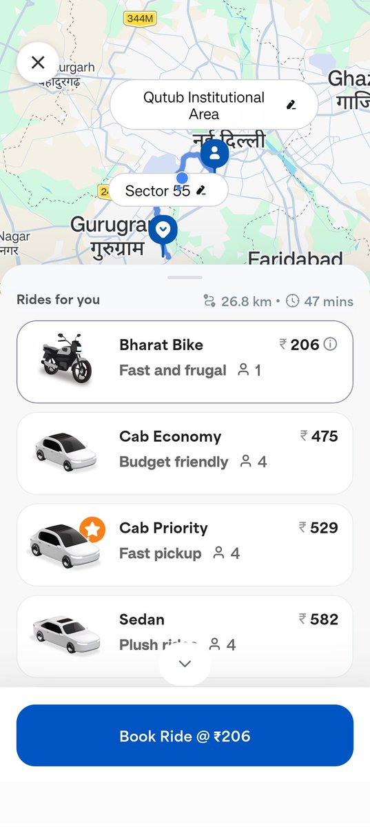 ashtranut's tweet photo. @ajeetbharti Why are people lying about this randomly. There are like 4 screenshots at different times and slightly varying distances showing exactly the same rate. Why the hate? https://t.co/NLpAVFlnyO
