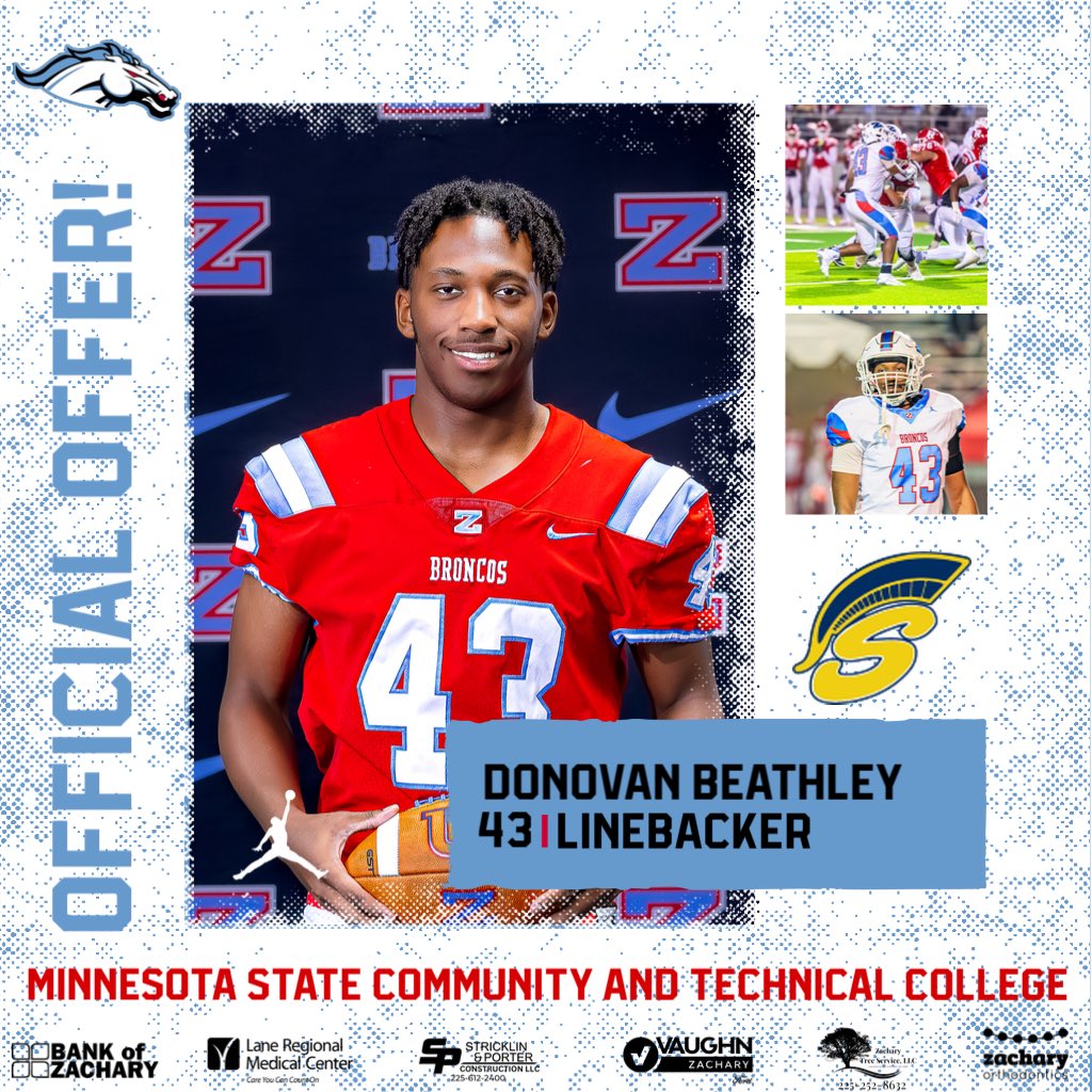 Zachary High Football tweet media