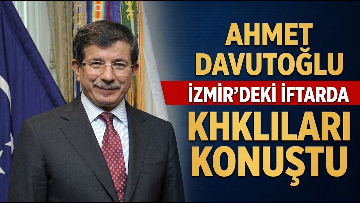 💥İzmir'de KHK'lılarla iftarda buluştu.

👉<a href="/Ahmet_Davutoglu/">Ahmet Davutoğlu</a>:
"Öyle acıklı hikayeler dinledim ki insanın yüreği ürperiyor" 
👇👇👇
youtu.be/_jZqjK32QIA?si…