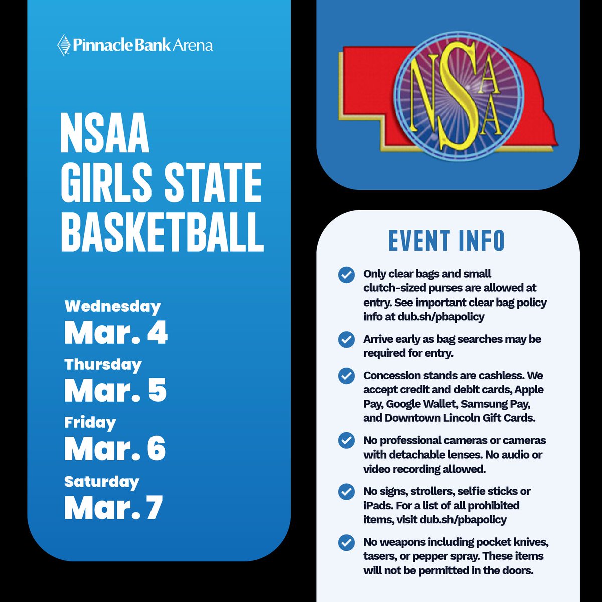 Pinnacle Bank Arena tweet media