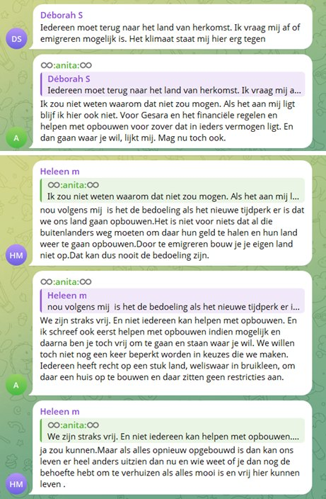Deze Gesaradromers zien graag al die buitenlanders vertrekken naar hun eigen land om daar hun trust op te halen. Althans, dat is de officiële verkondiging. Zelf willen ze echter wanneer zij hun trust hebben ontvangen emigreren. Lekker ergens onder de zon wonen, als buitenlander.