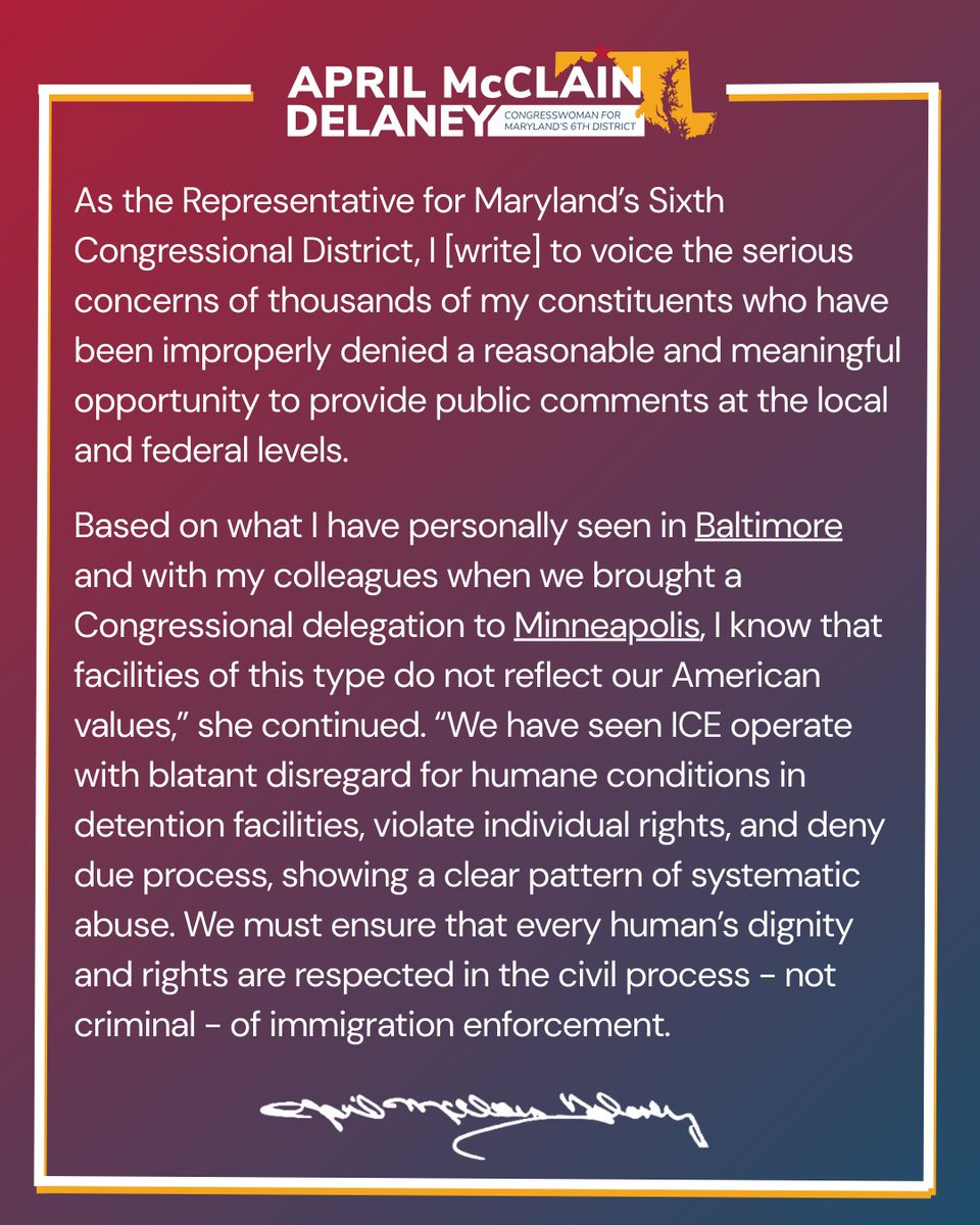 Rep. April McClain Delaney tweet media