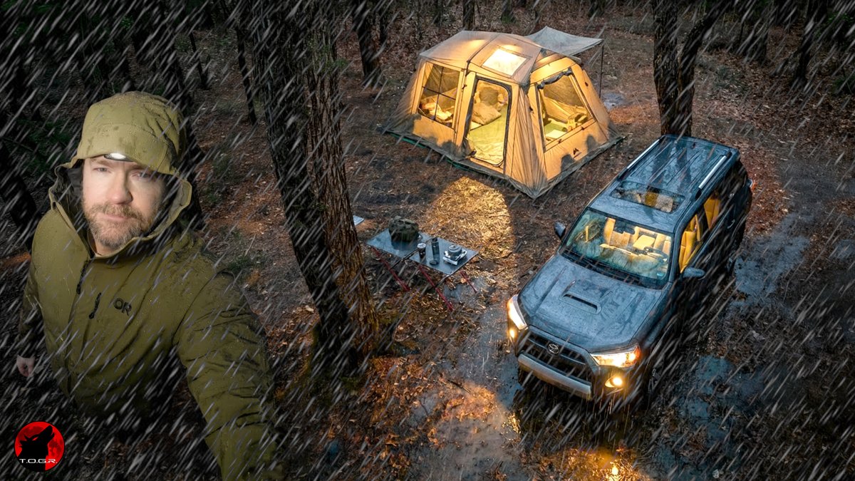 OutdoorGearRev's tweet image. In this adventure, Luke is setting up his massive inflatable hot tent as heavy rain moves into the area.

youtu.be/kCqui2tRnHU

As the night cools, Luke is going to fire up the most powerful heater in the world!

It's unbelievable! #camp #camping #overlanding #raincamping