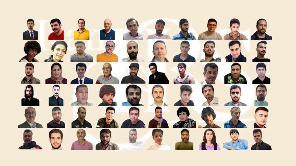 iranhrs99's tweet image. اسامی و مشخصات زندانیان سیاسی محکوم به اعدام در ایران + عکس؛ به‌روز شده در ۱۶ اسفند ۱۴۰۴

در این مطلب، آخرین لیست #زندانیان_سیاسی محکوم به اعدام در زندان‌های ایران را مشاهده خواهید کرد. این لیست در ۱۶ اسفندماه ۱۴۰۴ به روز شده و شامل اسامی، مشخصات و تصاویر زندانیان سیاسی است که در