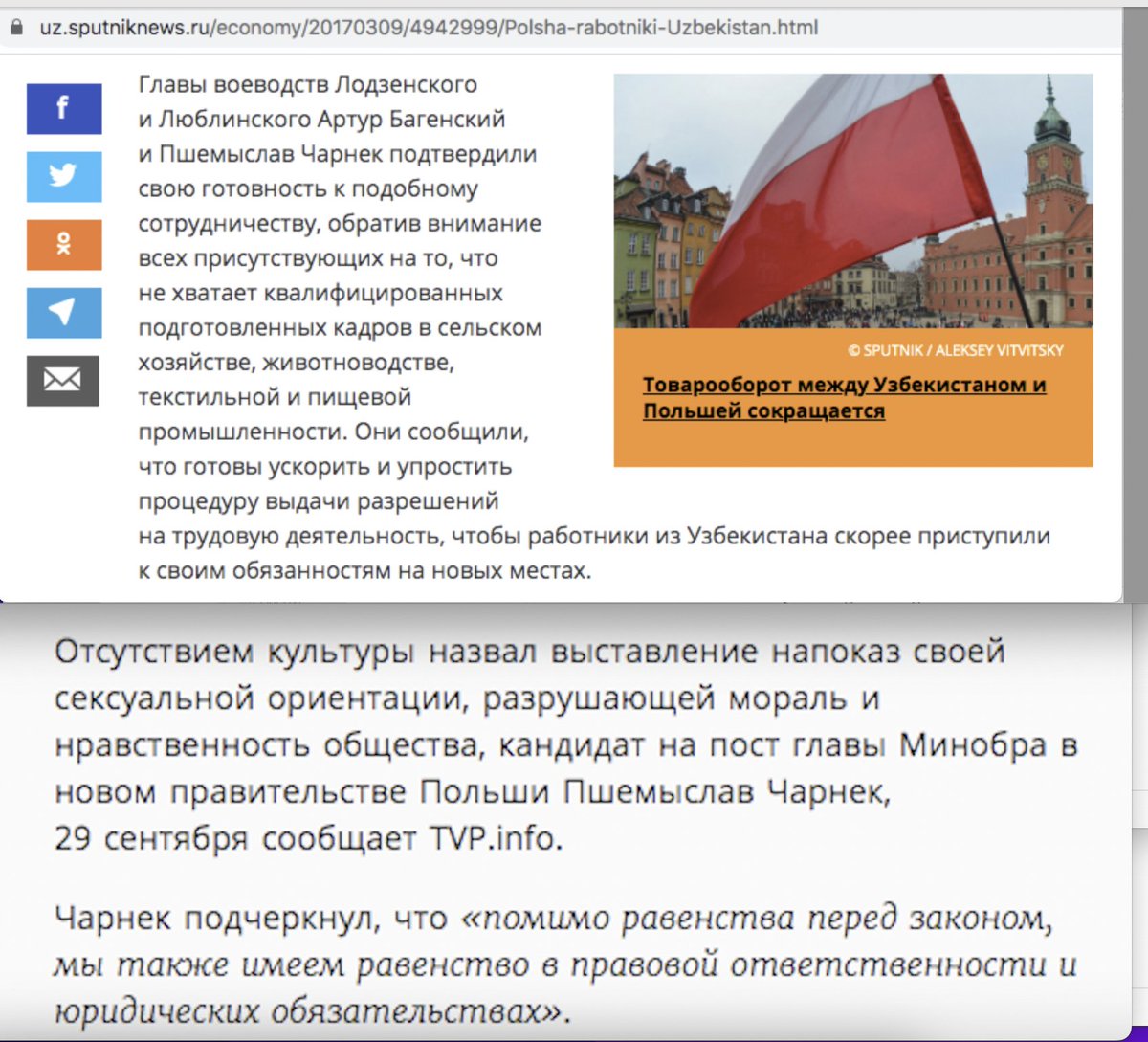 Tomasz5ek's tweet photo. Media RU latami nagłaśniały działalność @CzarnekP 
Słynny Sputnik chwalił go za sprowadzanie Uzbeków do Polski.
Czarnka wychował i wylansował jego wuj, ks. Pałucki, który robił biznesy z Olegiem Kurczenką.
To cwaniak UA od #krypto którego media RU wciąż promowały po wybuchu wojny https://t.co/V4umbBR5ql