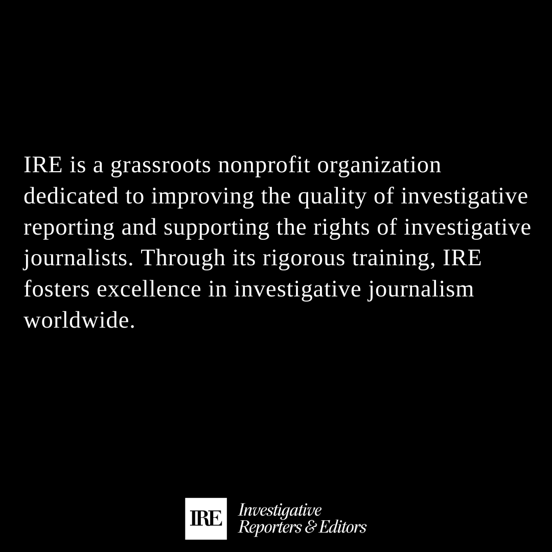 Investigative Reporters & Editors tweet media