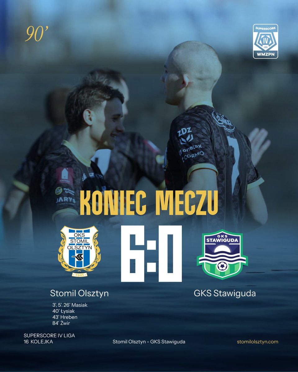 StomilOlsztynSA's tweet photo. ⚪🔵3 Punkty zostają w Olsztynie!

#STOSTA https://t.co/exlAEDzBCs