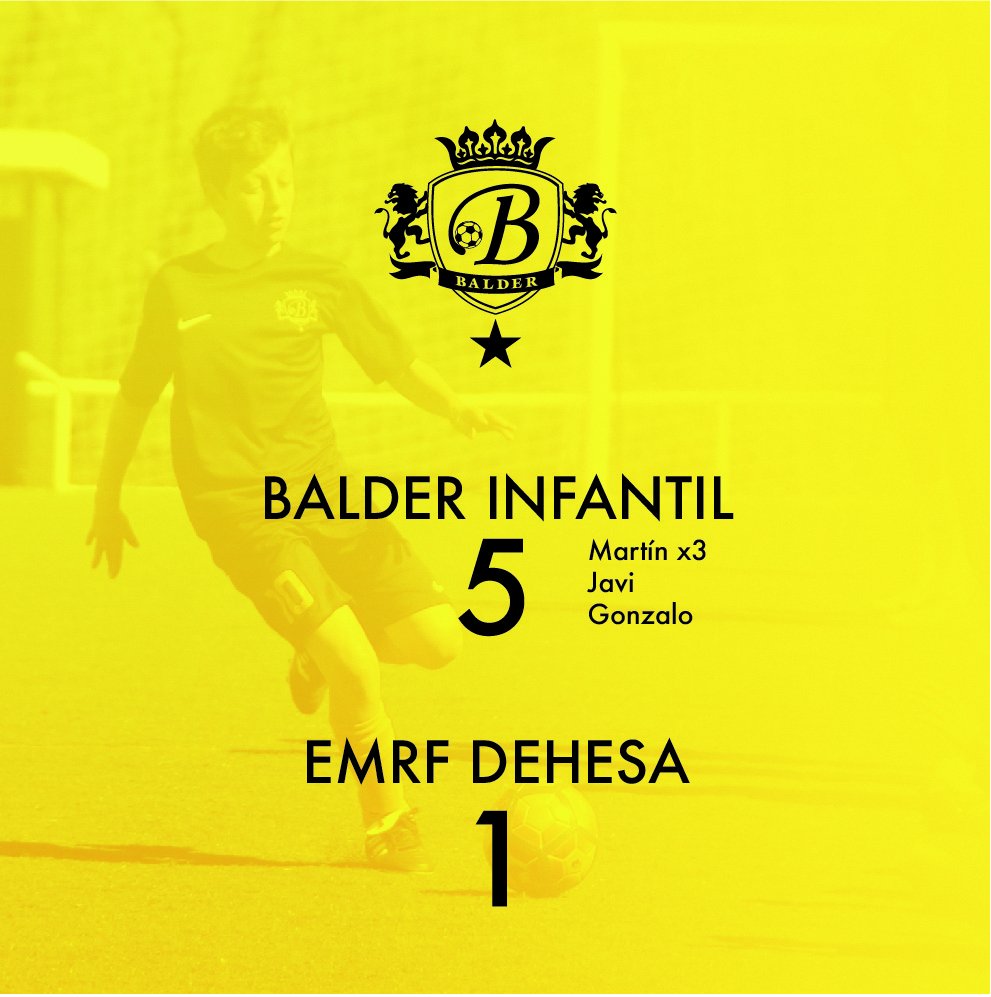 FutbolBalder's tweet photo. El Infantil golea en su partido y escala puestos en la clasificación. Han ido mejorando durante el año y haciéndose al cambio de dimensiones. @ClubDepBalder @ColegioBalder https://t.co/rIwA6do3is