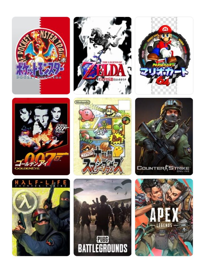 Recjp_fps's tweet photo. 私を構成する9つのゲーム
高校で一度ゲーム離れたのに大学の頃CSO知って、昔ゴールデンアイ好きだったからハマってしまい、FPSしかやらない人種になってしまった。
遠回しにゴールデンアイの影響がデカいｗ
#My9Games #私を構成する9つのゲーム
https://t.co/1L8193Tbiv https://t.co/AwSdotmmmR