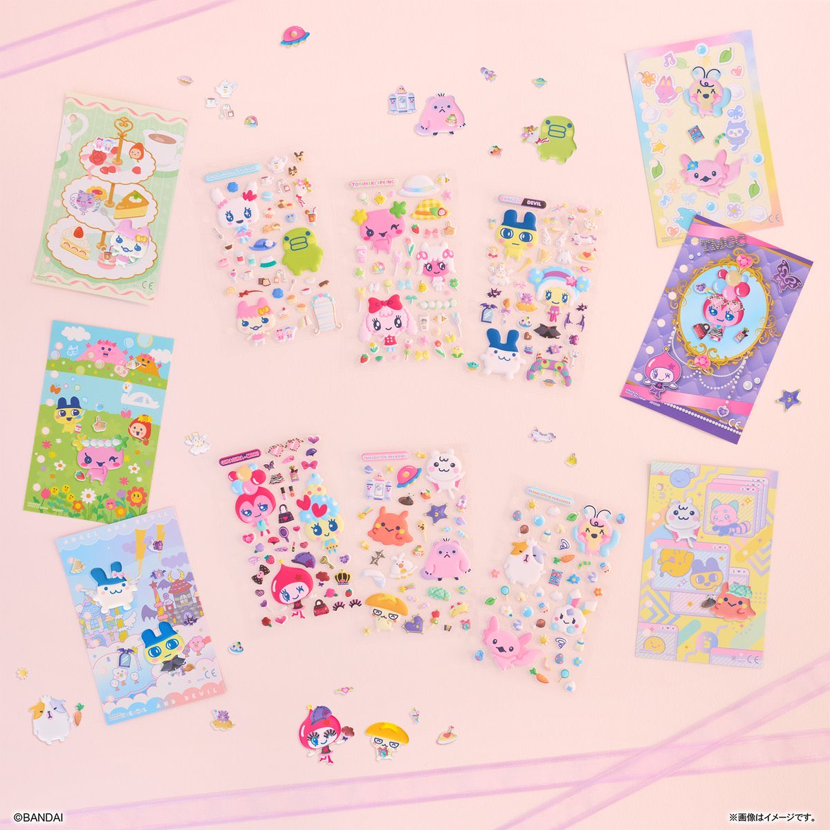 TamaPalace's tweet image. Tamamori Seals Volume 2 have been released today in Japan!

#tamapalace #tamagotchi #tmgc #tamatag #virtualpet #bandai #tamamori