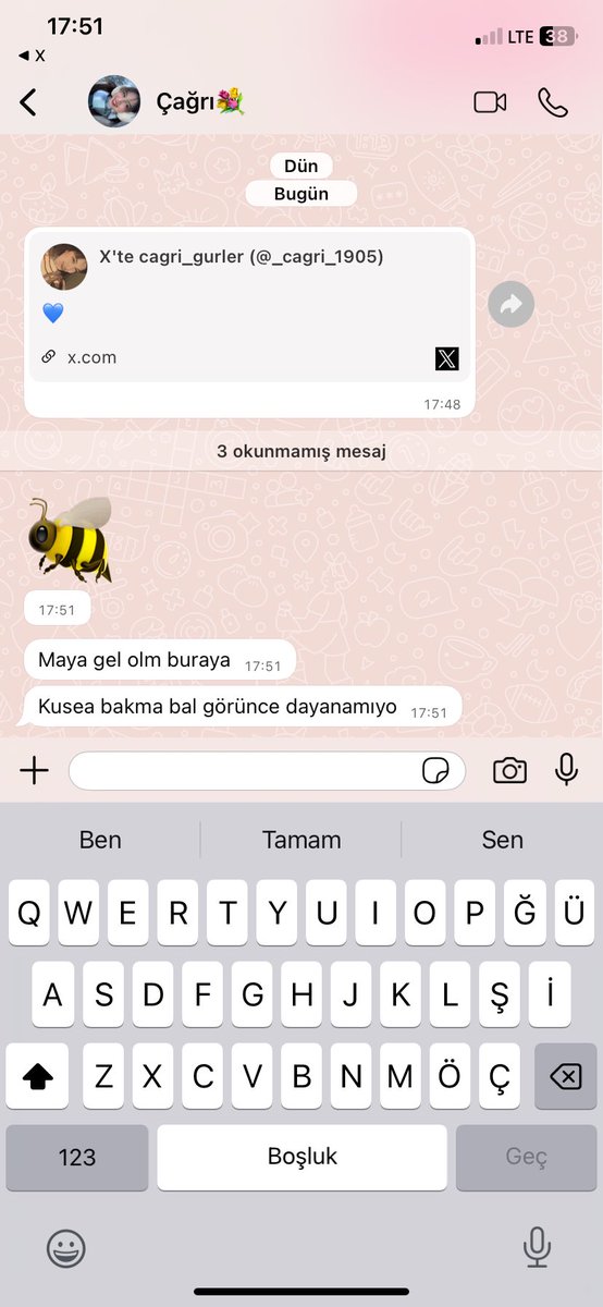 BsrSinem's tweet photo. Şahsi sapığım😂💖@_cagri_1905 https://t.co/pEEhPuFfqa