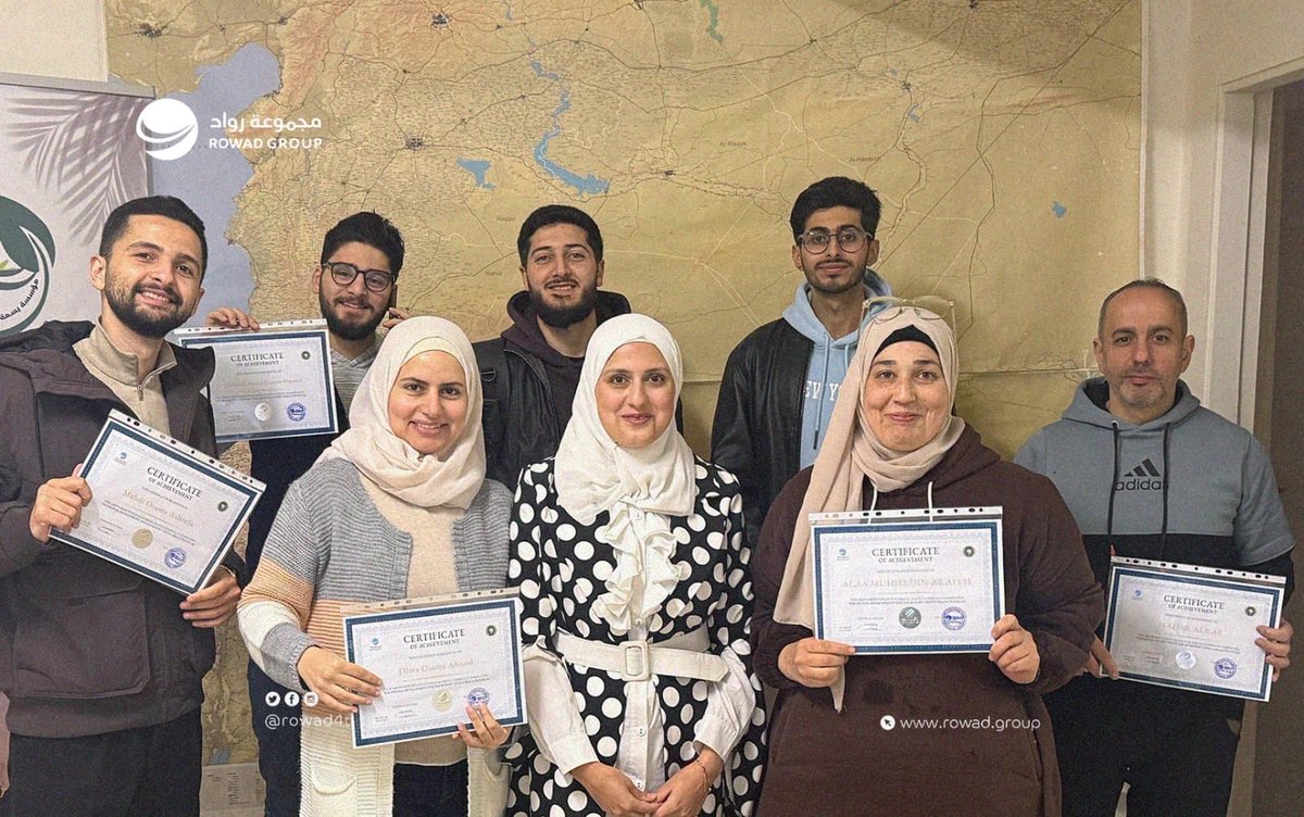 rowad4t's tweet photo. يسرّ مجموعة رواد للاستشارات الإعلان عن اختتام دورة التطوير الرقمي التي نُفذت لصالح فريق مؤسسة بسمة أمل – مكتب دمشق، ضمن جهود تعزيز القدرات المؤسسية ومواكبة متطلبات التحول الرقمي في بيئات العمل الحديثة.

شكّل البرنامج فرصة لتطوير المهارات الرقمية وتحسين كفاءة العمل باستخدام أدوات وتقنيات حديثة تسهم في رفع مستوى الأداء المؤسسي.

كل الشكر لفريق مؤسسة بسمة أمل على التفاعل والحرص على التطوير المستمر، ونتطلع إلى المزيد من البرامج والشراكات القادمة.

للإستفسار عن برامج التدريب والتطوير المؤسسي يمكنكم التواصل معنا عبر الرسائل أو عبر قنواتنا
الرسمية.

#مجموعة_رواد
#مؤسسة_بسمة_أمل
#التطوير_الرقمي
#بناء_القدرات