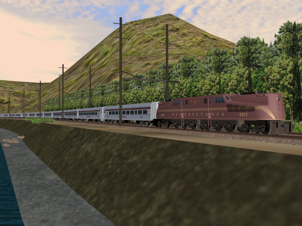 #RailSim 特急セネター号が走る