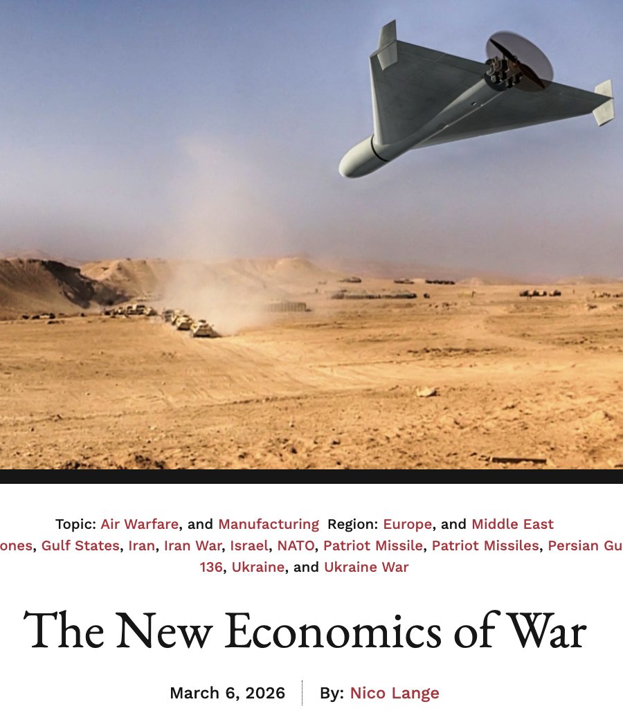 Read this very compelling piece by <a href="/nicolange_/">Nico Lange</a> in <a href="/TheNatlInterest/">National Interest</a> with screaming logic about the kinds of weapons, interceptors and platforms the US and allies need in times like these.  He writes: 

This war already marks a turning point. The old American and Western idea of a