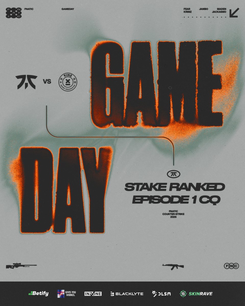 FNATIC CS tweet media