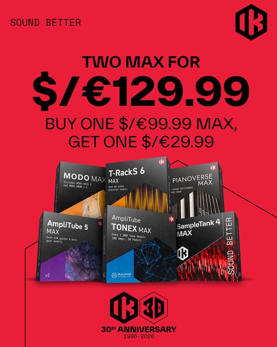 IK Multimedia ES tweet media