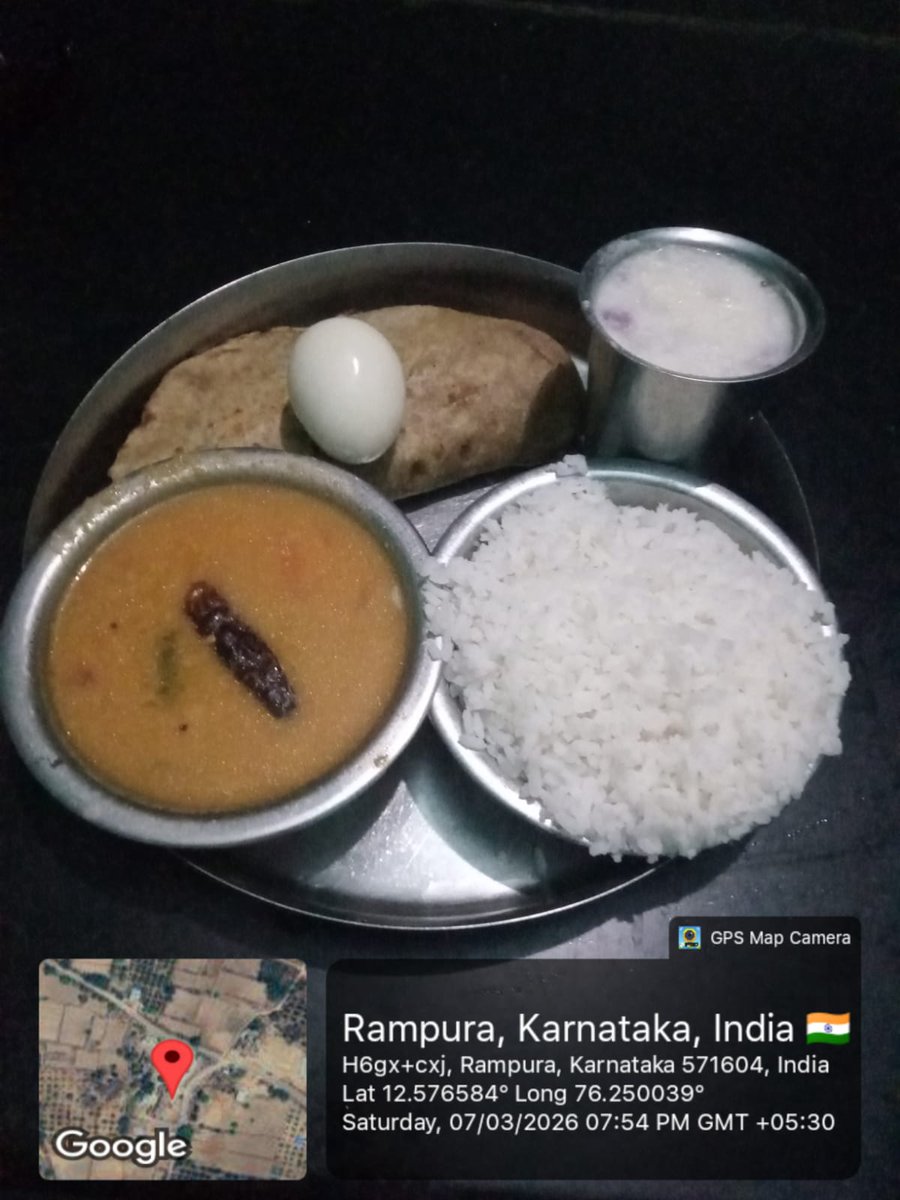MDRS118RAMPURA's tweet photo. 07/03/2026
Night Dinner https://t.co/NRPQKfYlft