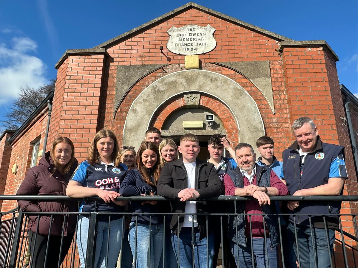 RobinSwann_MP's tweet photo. 🤹‍♂️Constituency Saturday South Antrim🤹‍♂️
Thanks to Ballyclare RBL for the invite to speak to those gathered for their Veterans’ Breakfast for a Morning of Comradeship &amp; Congratulations to Holestone YFC for another successful charity event in aid of Leukaemia and Lymphoma NI. https://t.co/yCKIwTe8v6