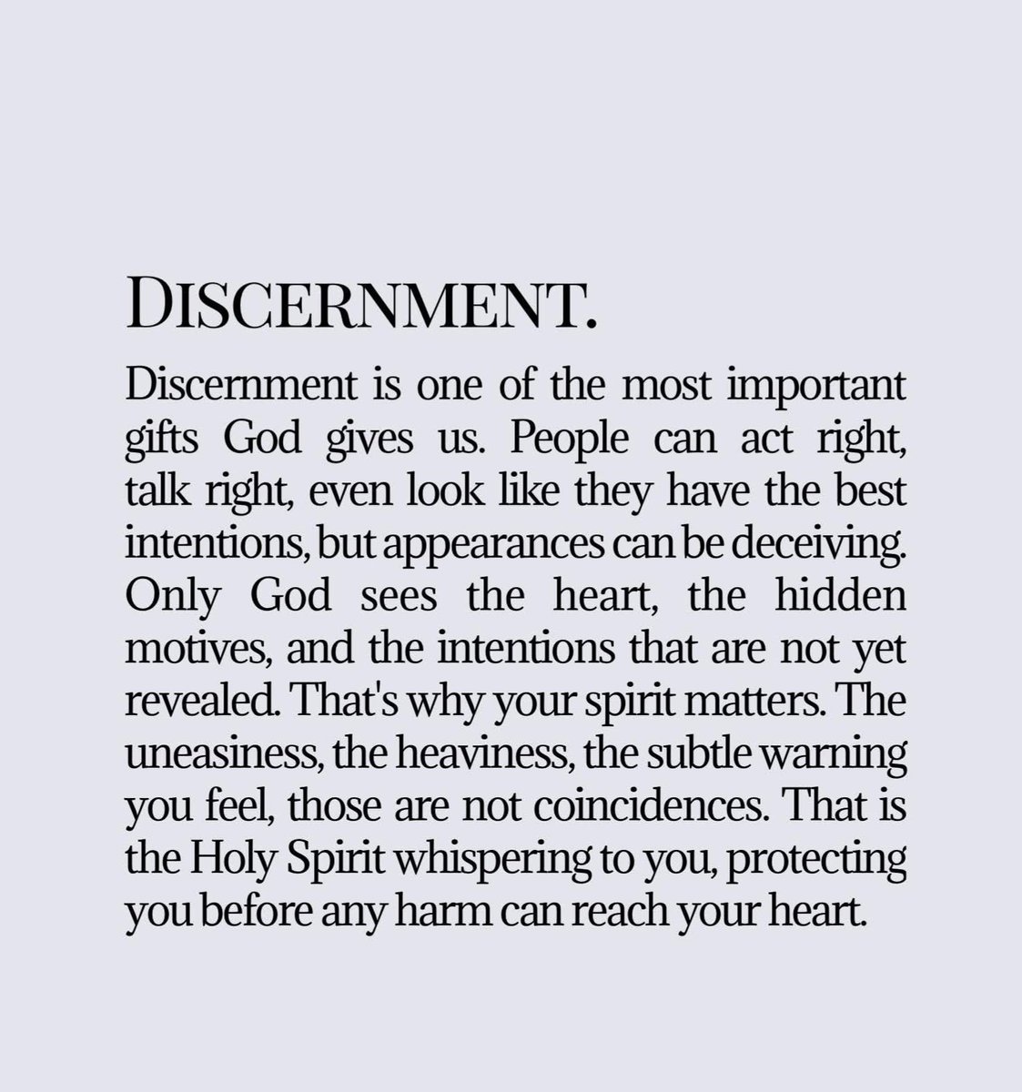 Pray always for discernment. 🙏