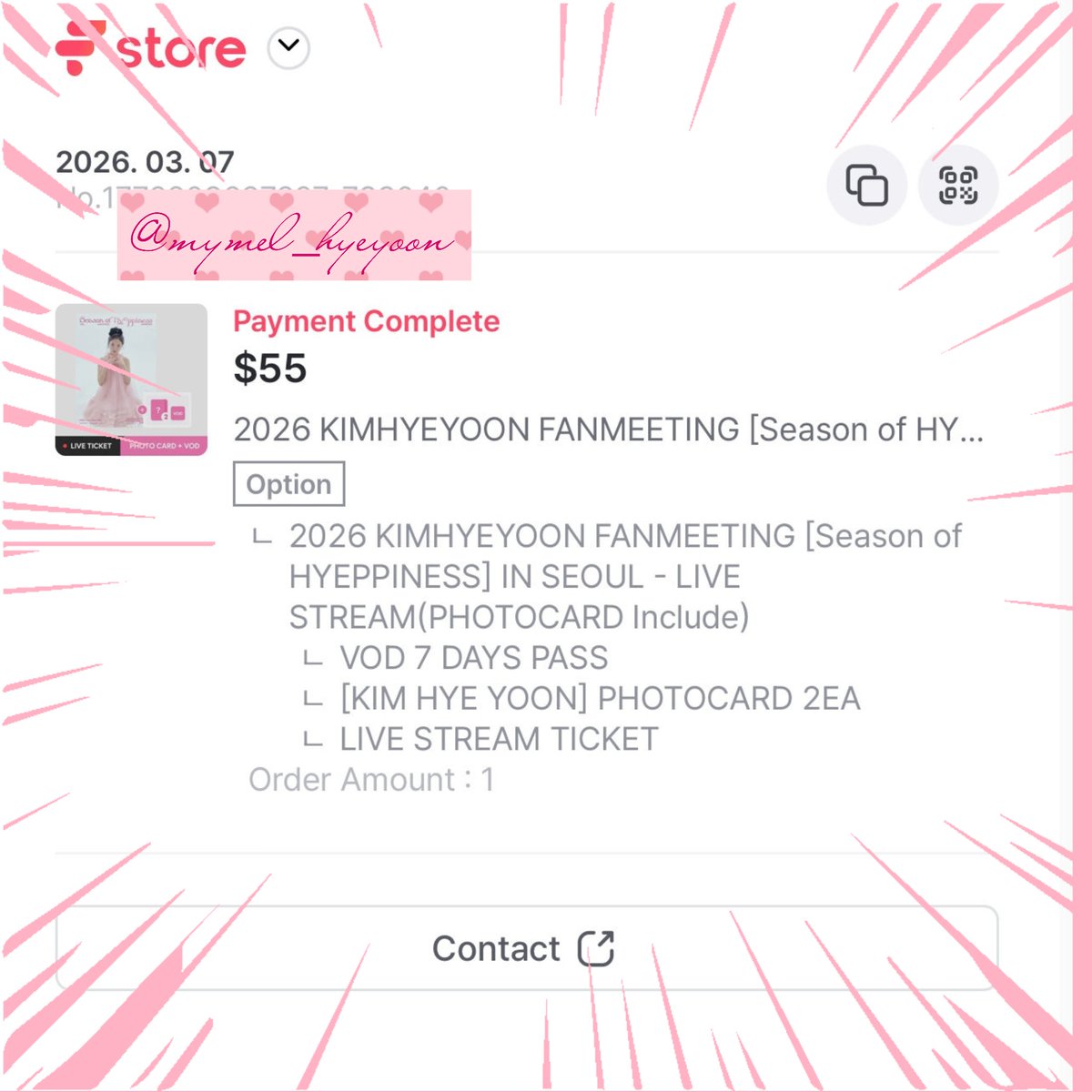 Thank you for having another livestream of hyeyoon's fanmeeting. We get to see again our princess dancing machine! #2026KIMHYEYOONFANMEETING_라이브스트리밍