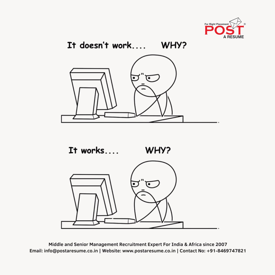 postaresume's tweet photo. Sometimes work feels like this 
🔍 Apply for more opportunities here:
https://t.co/iB8iiWng2y #CorporateHumor #OfficeLife #RelatableWork #OfficeProblems #WorkStruggles #DailyOfficeLife #CorporateLife
#opentowork #jobseeker #vipulmmali #postaresume #vipulthewonderful https://t.co/Nw5EGsCQcN