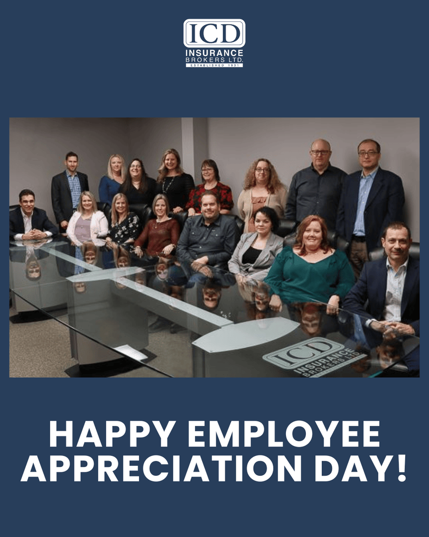 ICDInsurance's tweet photo. Happy Employee Appreciation Day!

Thank you for the care you bring to your work and the service you provide to our clients. We appreciate you today and always.

Leave a 👏 in the comments to celebrate our amazing team!

#EmployeeAppreciationDay #TeamICD #ThankYou https://t.co/aRd49O591i