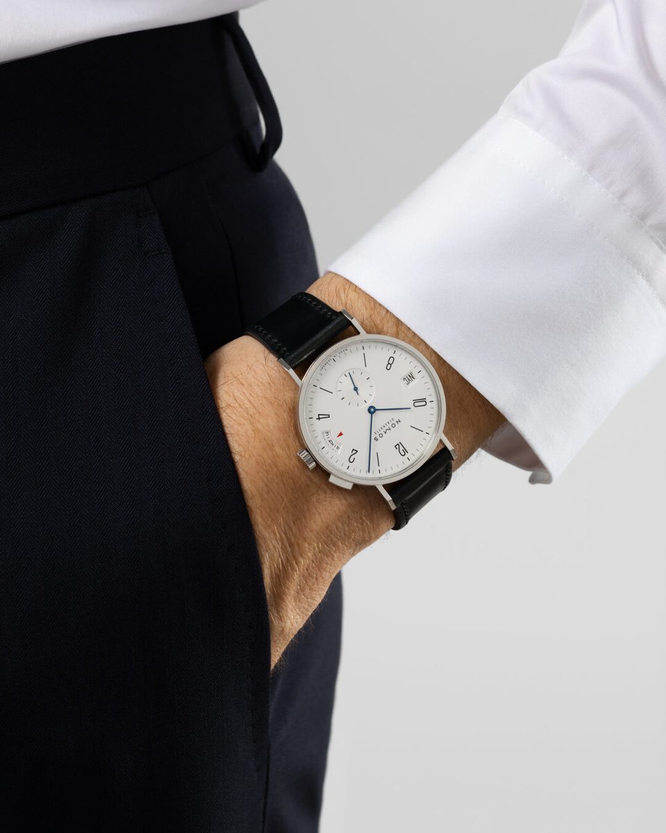nomosglashuette's tweet image. Equipped with the automatic caliber DUW 6201, #Tangomat #GMT displays two time zones simultaneously. The window at 9 o’clock shows the selected time zone with airport codes, while the 24-hour indicator at 3 o’clock displays the time at home.

nomos-glashuette.com