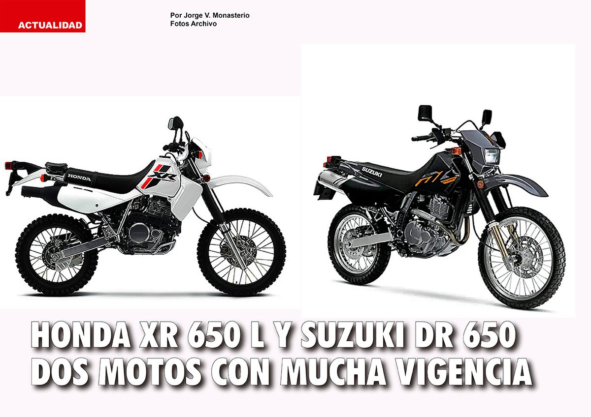 HONDA XR 650 L Y SUZUKI DR 650 DOS MOTOS CON MUCHA VIGENCIA EN INFORMOTO DE MARZO
tinyurl.com/3epny39s
<a href="/Hondaargentina/">Honda Motos Argentina</a>