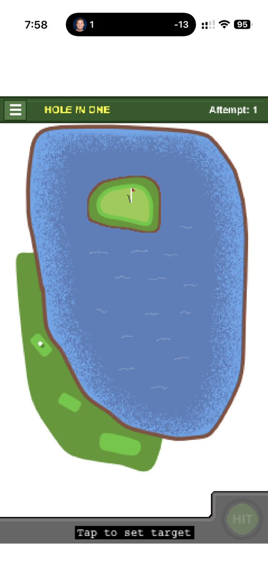 Retro Golf Game tweet media