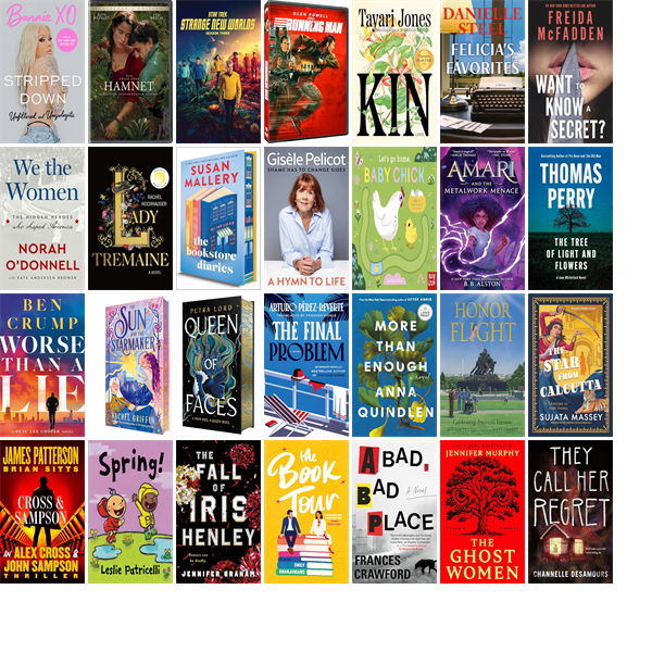 smrld's tweet photo. This week the Six Mile Regional Library District has 52 new books and three new movies.  New items include Stripped Down, Hamnet, Star Trek, The Running Man, Kin, Felicia's Favorites, We the Women, Lady Tremaine, The Bookstore Diaries, and A Hymn to Life. https://t.co/eaLOBvnami https://t.co/ad1OVySx8s
