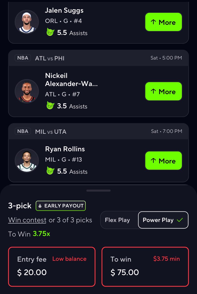 4everBROKEYGG's tweet photo. Scampicks yall gotta change something @SleeperPicksHQ for the community 😇🤞🏽 #GG https://t.co/goig5trVhp