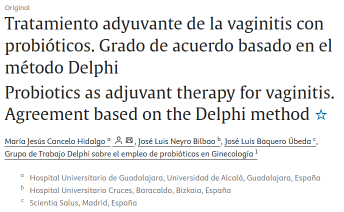doctorneyro's tweet image. There was highly consistent #agreement among the participating #Spanishgynecologists on the #benefits of #probiotics associated with #antibiotics for the #treatment of #vaginitis in preventing #recurrences and #complications.

#WomensHealth #healthcare

sciencedirect.com/science/articl…